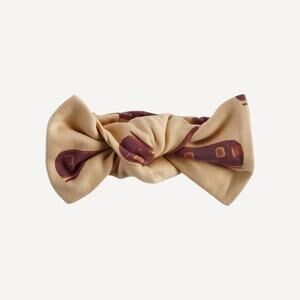 NWT Kate Quinn Large Bow Elastic Bow Headband Camper RV M Medium
